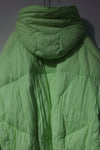 CHENPENG Pleated Puffer Jacket CP20AWJ002CPC394 Pleated Lime Green PCP1